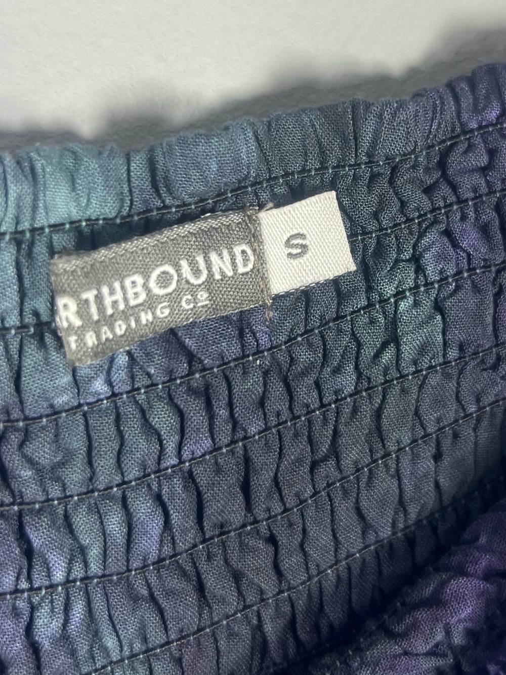Earthbound Tie Dye Hippie Boho Wide Leg Stretchy Waist Pants Small - Picture 5 of 7